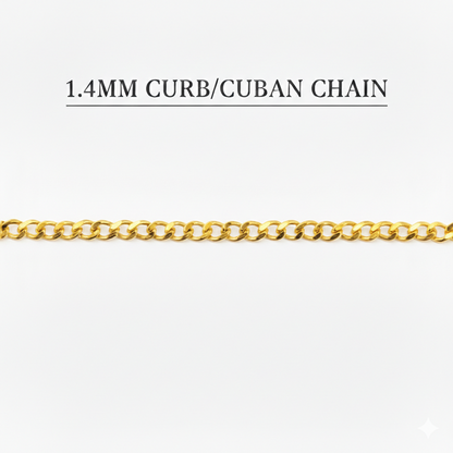 Customized 925 Sterling Silver with 14K Yellow Gold Plating