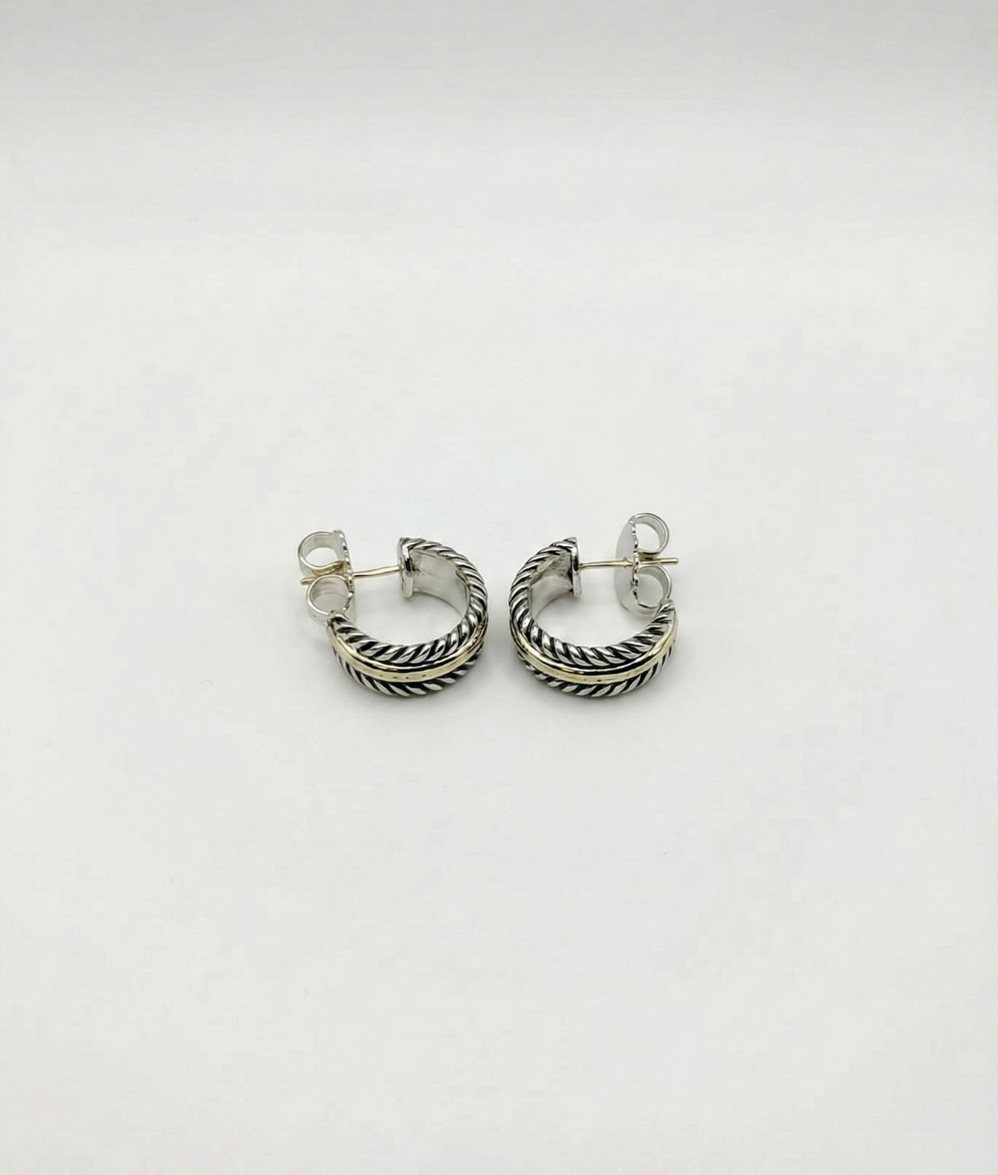 Classic Twist Crown Hoops