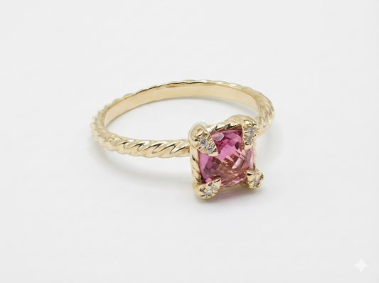 Celestine Petite 18K Gold Ring